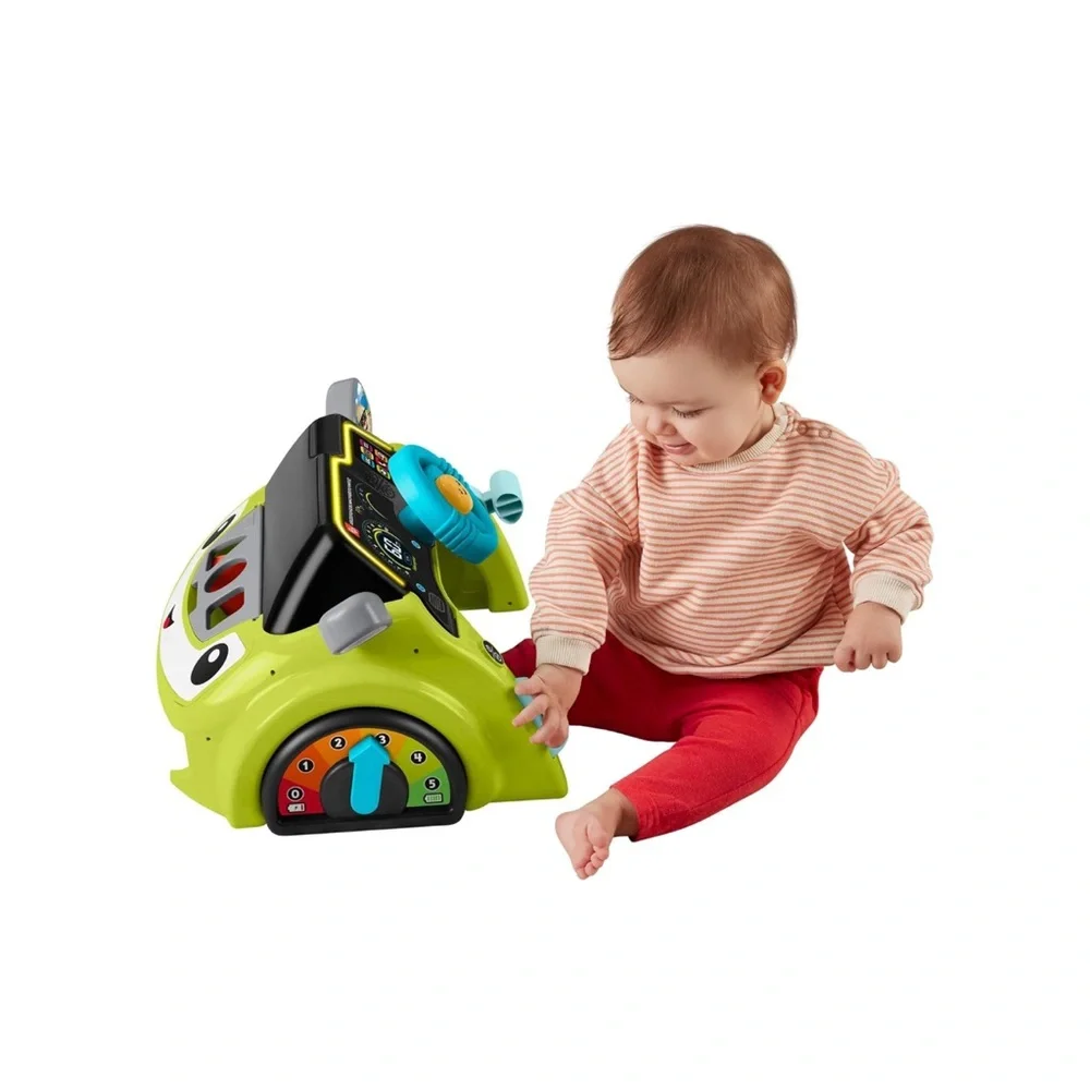 Fisher-Price Smiling Green and Blue learning toy